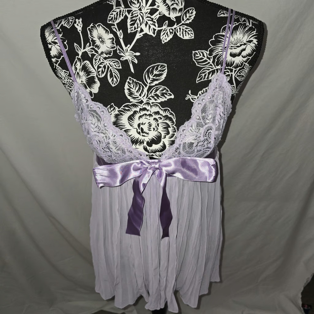 Victoria's Secret lavender lingerie slip dress NEW